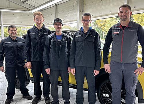 Foto von Werkstattteam